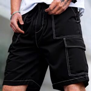 Men's Drawstring Cargo Shorts