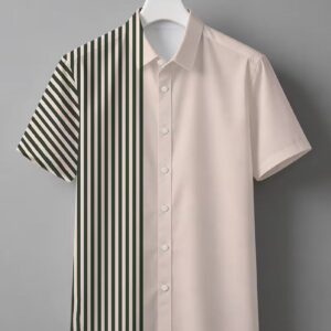 Men's Hawaiian Print Short-Sleeve Shirt
