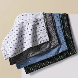 Men's Plus Size Cotton Boxer Briefs (4-Pack)