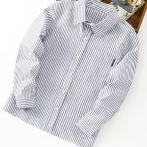 Kids' Striped Long Sleeve Shirt